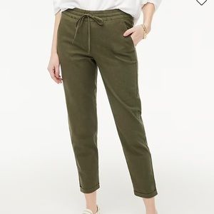 EUC J Crew Drawstring Linen Pants